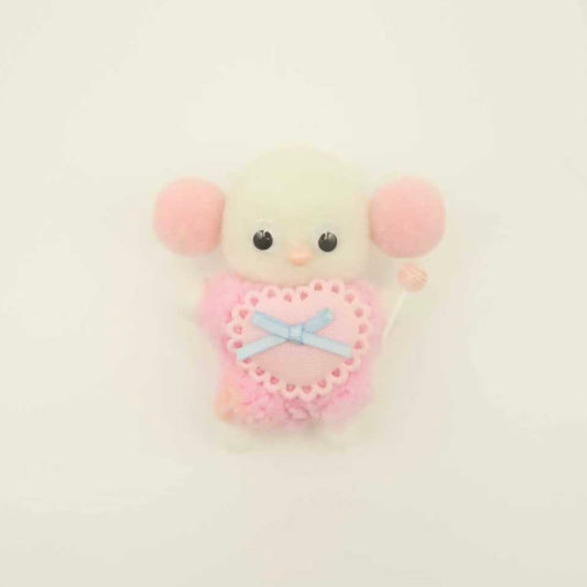 「ミニプー」 ブローチ ハンドメイド MPB053