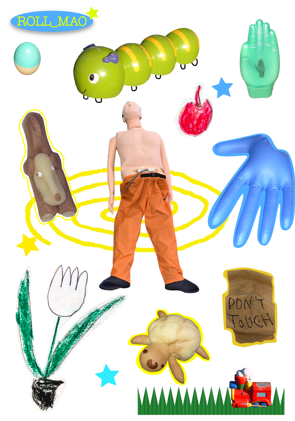 「ROLL MAO」 シール 3