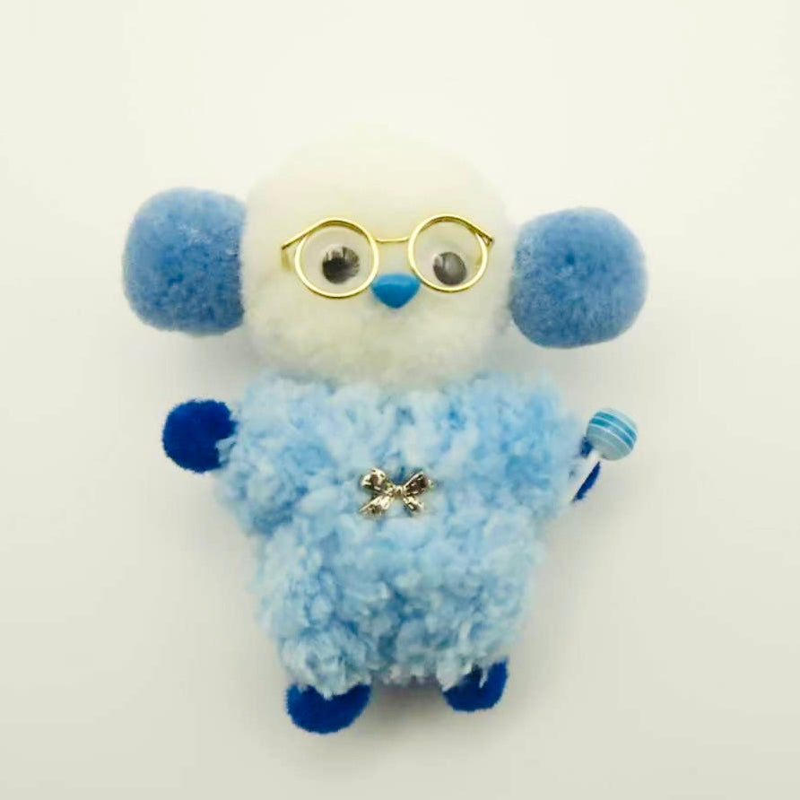「ミニプー」 ブローチ　ハンドメイド　MPB039