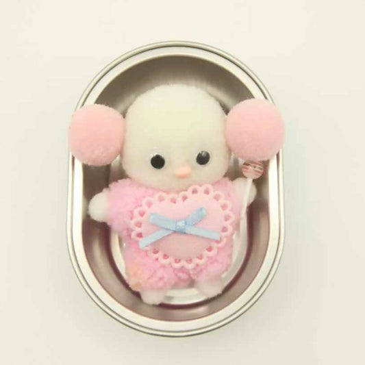 「ミニプー」 ブローチ　ハンドメイド　MPB053