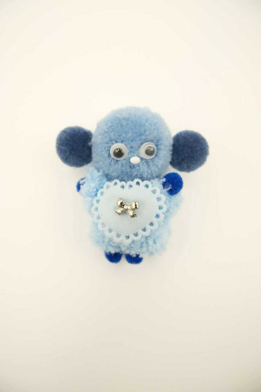「ミニプー」 ブローチ　ハンドメイド　MPB535