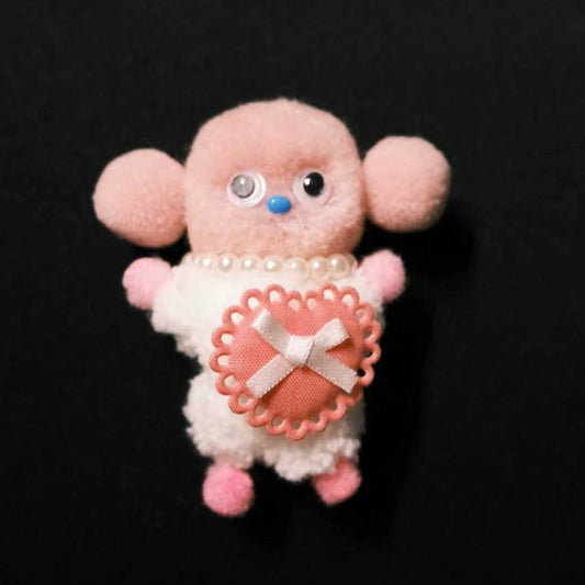 「ミニプー」 ブローチ　ハンドメイド　MPB133